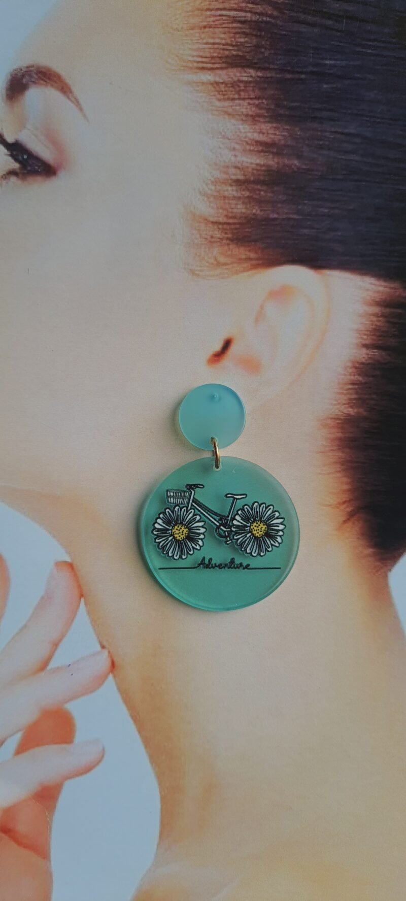 Quirky Western Round Shaped Earrings